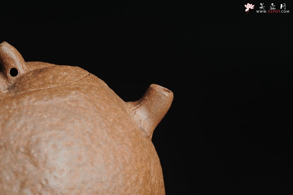 紫砂壶图片：仿生花货 全手工文人小福橘 肌理丰富 - 美壶网