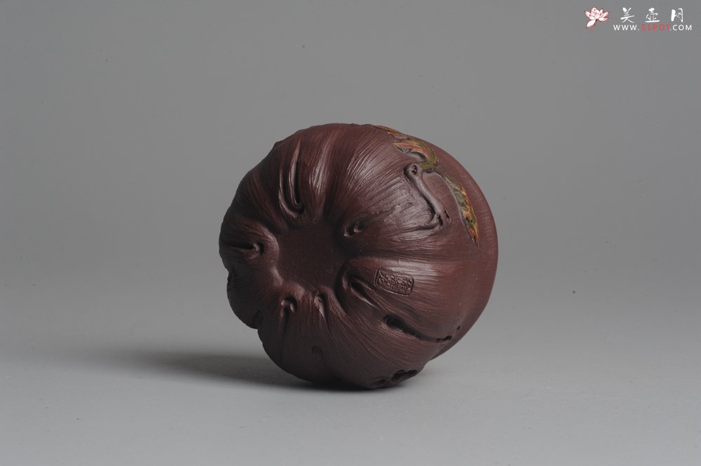 紫砂壶图片：美壶特惠 精品小花货秋叶品茗杯 - 美壶网