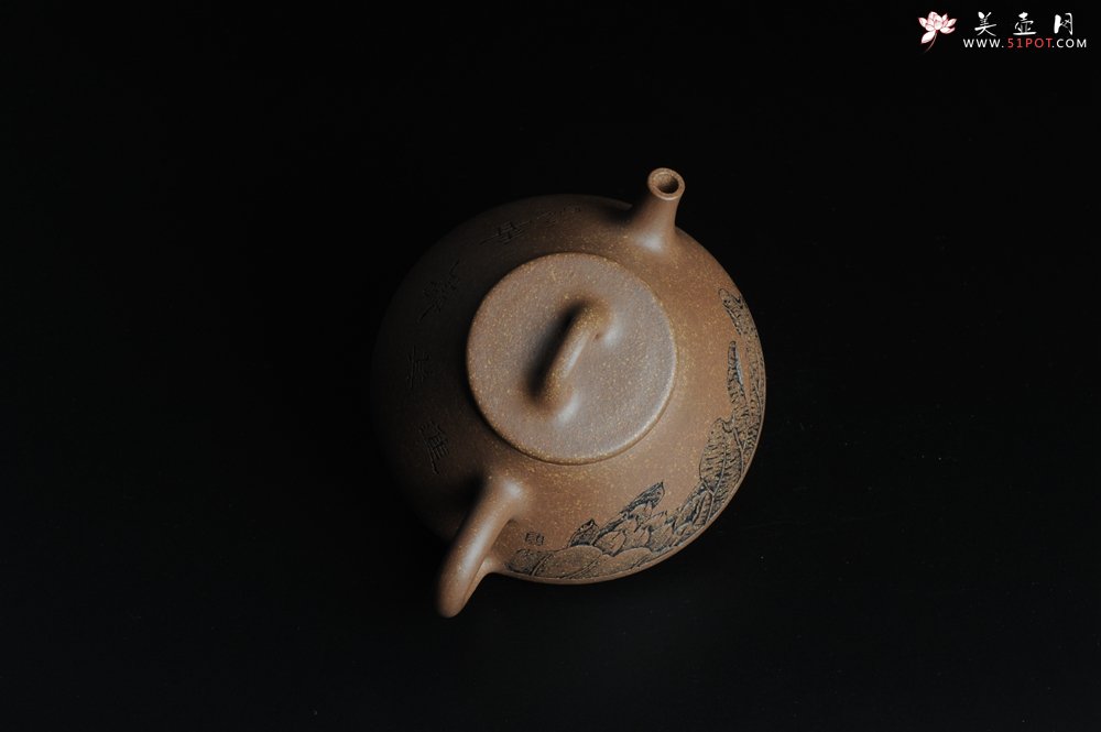 紫砂壶图片：全手工心舟石瓢 毛国强徒弟陆轶舟文气装饰 - 美壶网