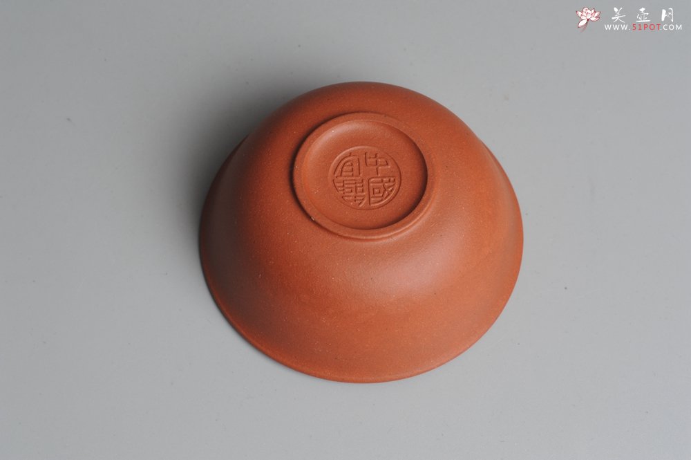 紫砂壶图片：牡丹品茗杯 不包邮 - 美壶网