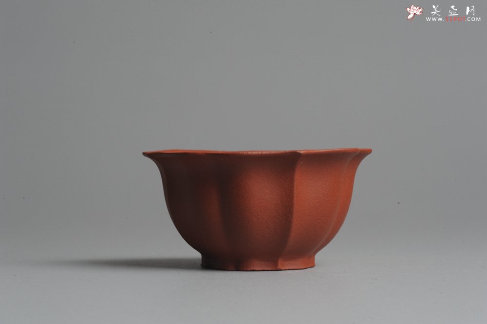 紫砂壶图片：菱花品茗杯 不包邮 - 美壶网