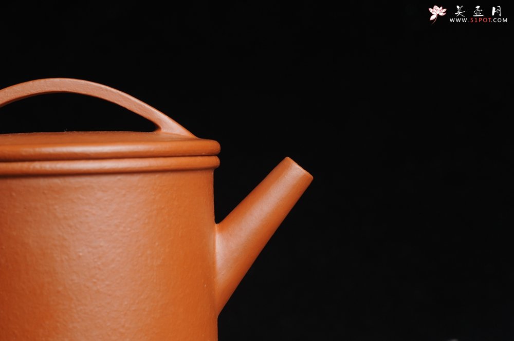紫砂壶图片：优质赵庄朱泥 精品全手工汉瓦 端庄秀雅 大口实用 出水暴爽 - 美壶网