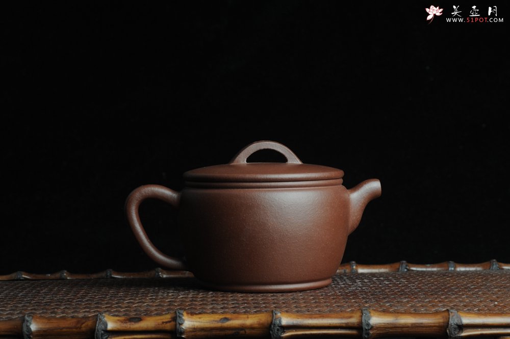 紫砂壶图片：美壶特惠 优质紫泥汉瓦 摹曼生铭文 文气十足 - 美壶网