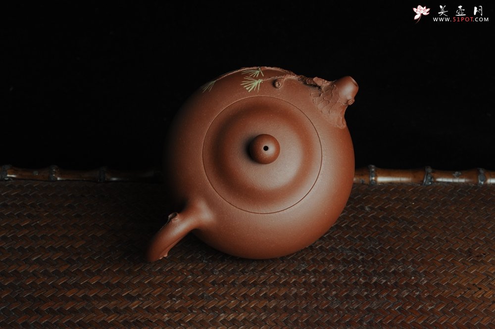 紫砂壶图片：美壶特惠 小花货松针玉乳 - 美壶网