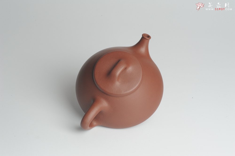 紫砂壶图片：美壶特惠 优质紫泥心舟石瓢 - 美壶网