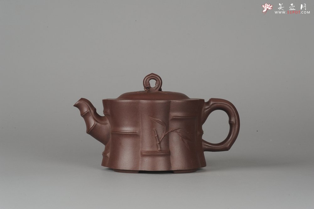 紫砂壶图片：美壶年终特惠 八段竹 - 美壶网