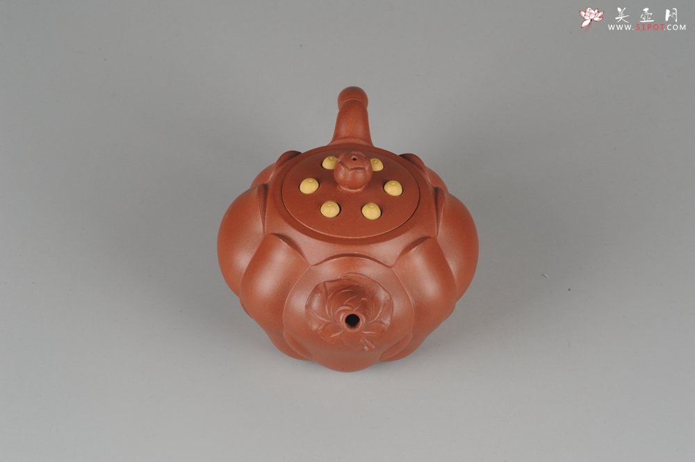 紫砂壶图片：美壶年底特惠 老清水泥秀美莲子壶 - 美壶网