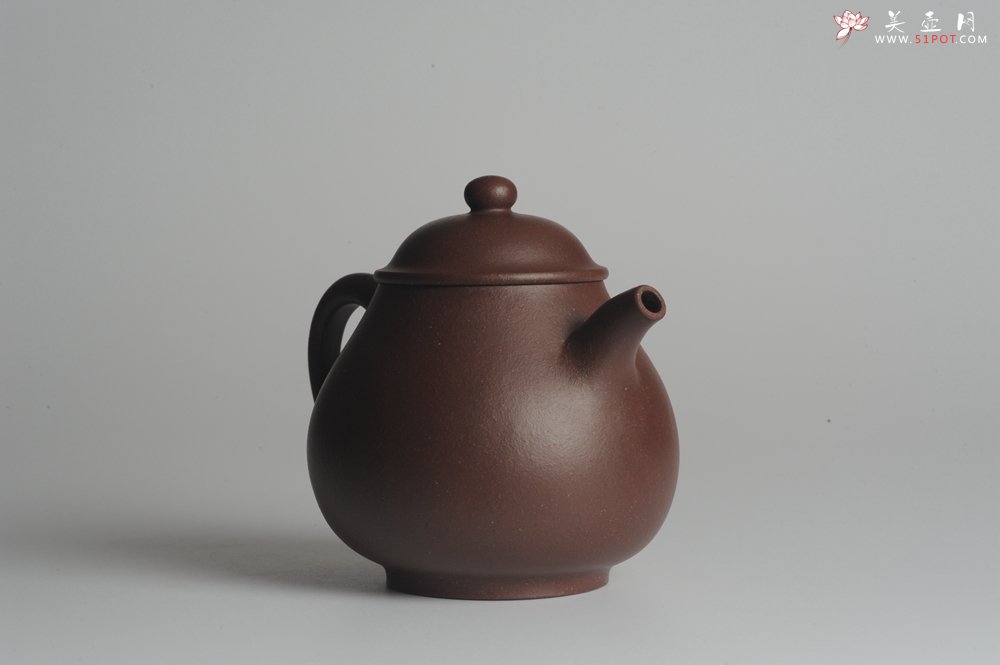 紫砂壶图片：全手工优质老紫泥潘壶刹凹成型单片拍打王新云进步之作 - 美壶网