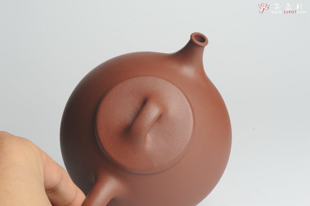 紫砂壶图片：美壶特惠 优质紫泥心舟石瓢 - 美壶网