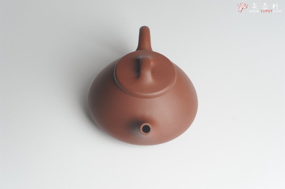 紫砂壶图片：美壶特惠 优质紫泥心舟石瓢 - 美壶网