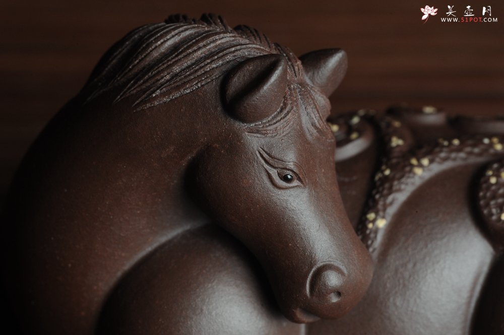 紫砂壶图片：美宠特惠 马上如意 神态细腻 做工灰常精致 手工茶宠 - 美壶网