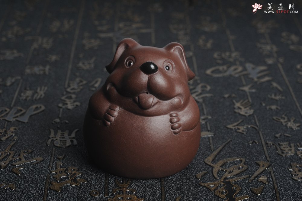 紫砂壶图片：美宠特惠 做工精细茶宠 生动传神~~旺财 招财狗 - 美壶网