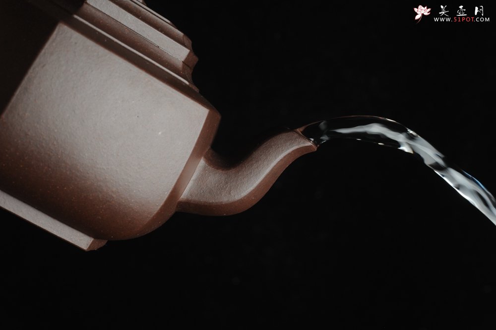 紫砂壶图片：美壶特惠 精致全手工六方雪华 泥料超好 - 美壶网