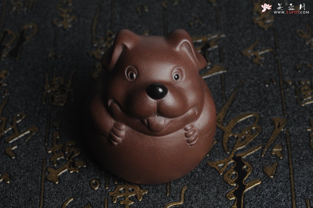 紫砂壶图片：美宠特惠 做工精细茶宠 生动传神~~旺财 招财狗 - 美壶网