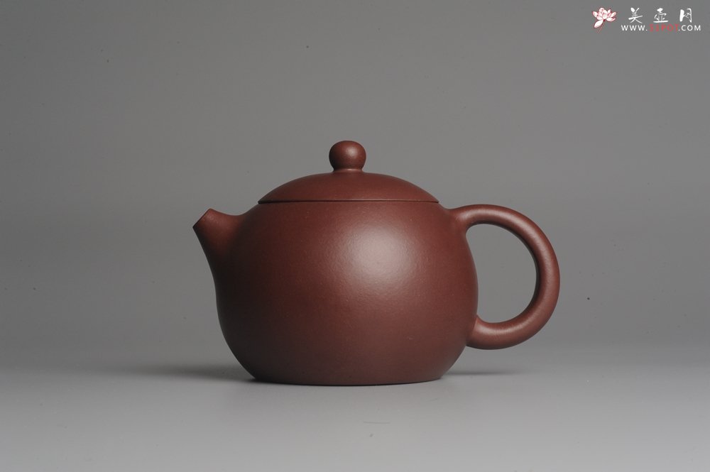 紫砂壶图片：全手工端庄秀雅倒把小西施 - 美壶网