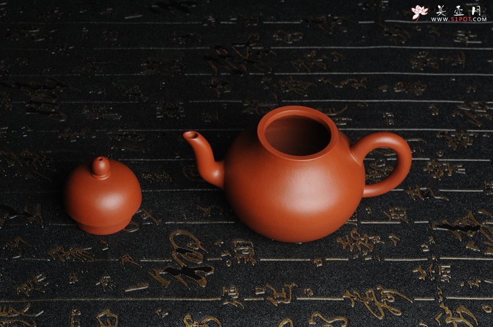 紫砂壶图片：端庄秀雅 精致全手工思亭壶  - 美壶网