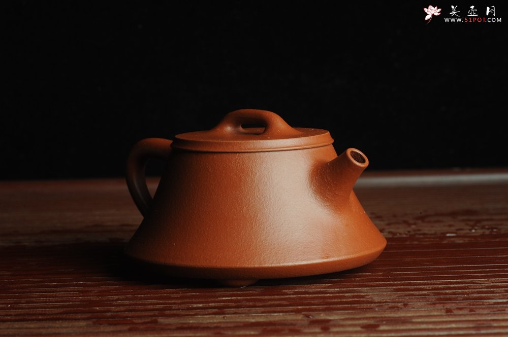 紫砂壶图片：美壶特惠 优质朱泥调砂础瓢壶 做工精致 端庄秀雅 - 美壶网