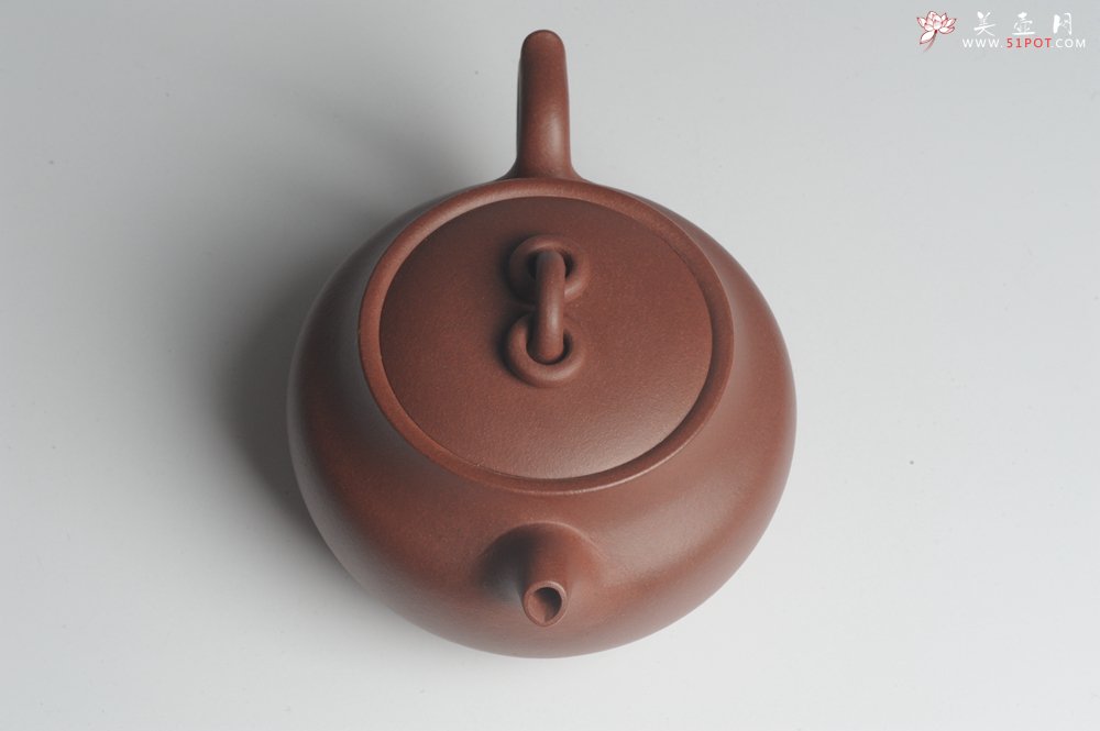 紫砂壶图片：美壶特惠 精工双圈钮壶 卡盖难度大 端庄秀雅 茶人醉爱 - 美壶网