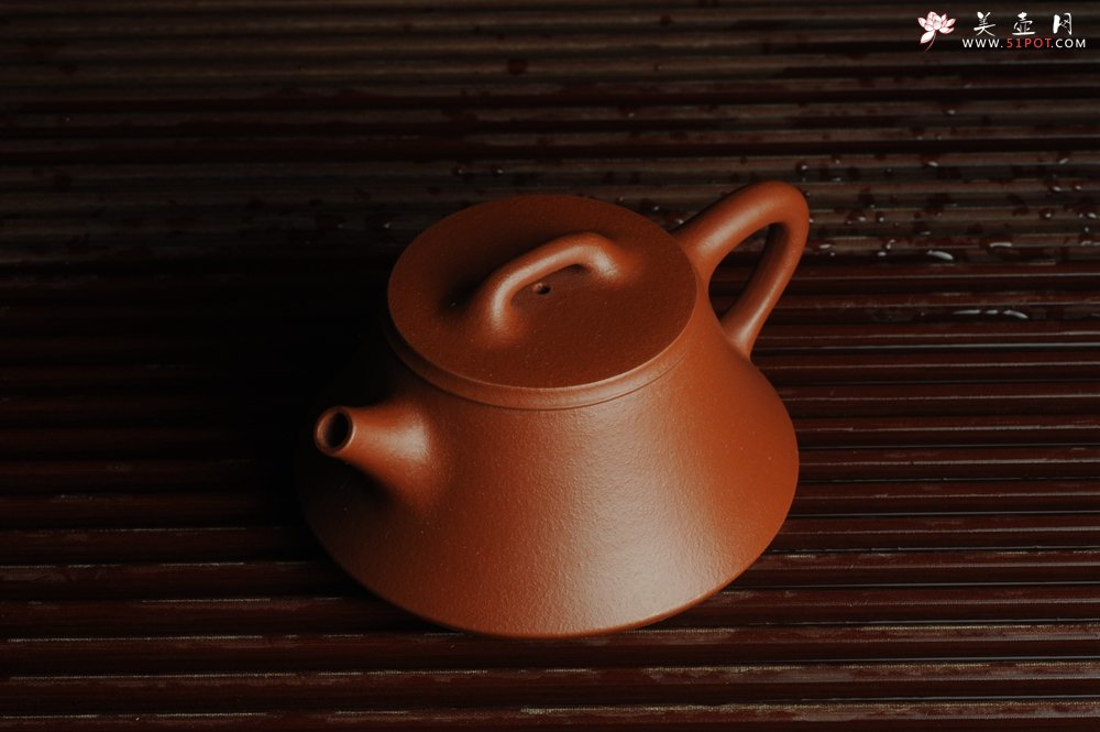紫砂壶图片：美壶特惠 优质朱泥调砂础瓢壶 做工精致 端庄秀雅 - 美壶网