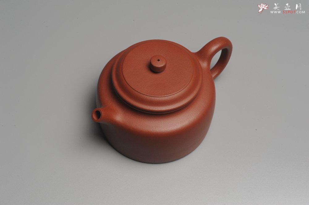 紫砂壶图片：美壶特惠 老清水泥经典大亨德中 茶人醉爱 - 美壶网