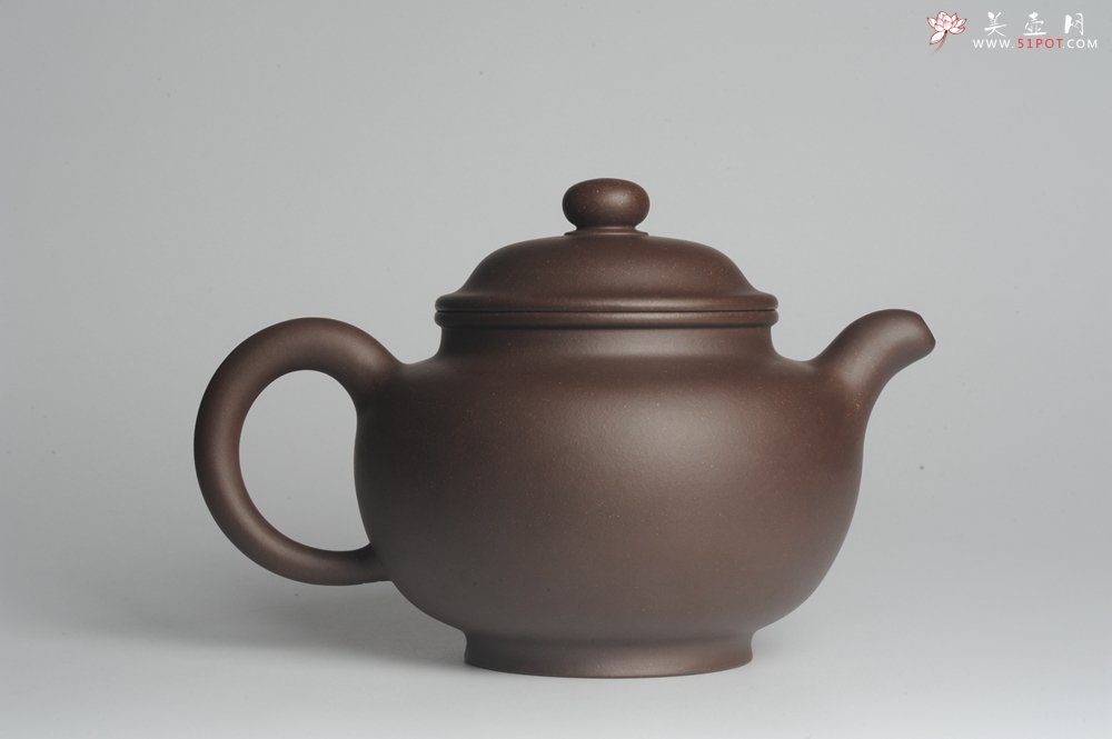 紫砂壶图片：美壶特惠 精致老紫泥大品掇只 茶人醉爱 - 美壶网