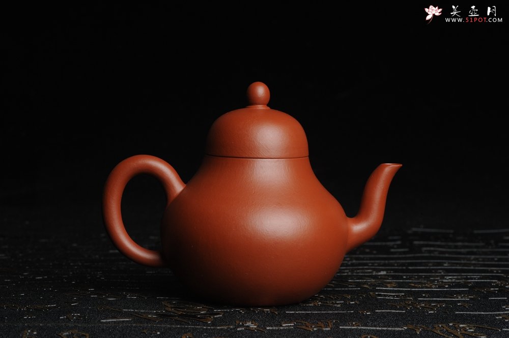 紫砂壶图片：端庄秀雅 精致全手工思亭壶  - 美壶网