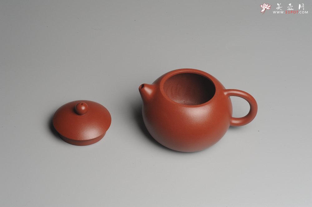 紫砂壶图片：美壶特惠 经典优质大红袍朱泥西施 做工精致 - 美壶网