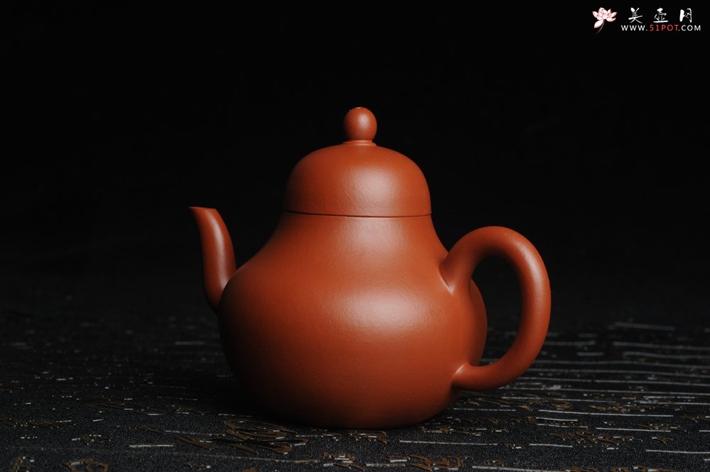 紫砂壶图片：端庄秀雅 精致全手工思亭壶  - 美壶网