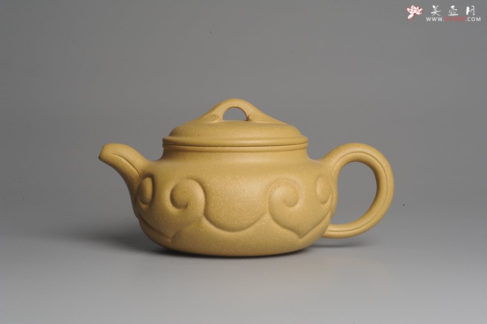 紫砂壶图片：美壶特惠 优质本山段 精工仿古如意  - 美壶网