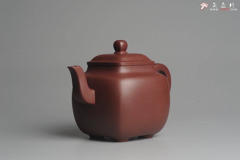 紫砂壶图片：实力派张海艳全手工鸣远四方 气势磅礴 用心之作 - 美壶网