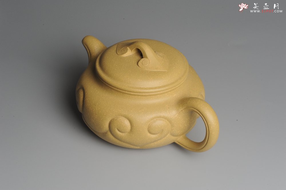 紫砂壶图片：美壶特惠 优质本山段 精工仿古如意  - 美壶网