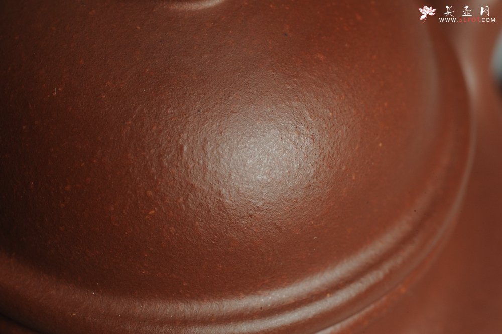 紫砂壶图片：油润底曹青 全手工寿珍掇球 深得老味 做工超好 - 美壶网