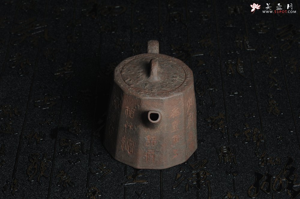 紫砂壶图片：美壶特惠 学苑派 仿龙文风格 青铜器质感 薄胎高秦权 - 美壶网