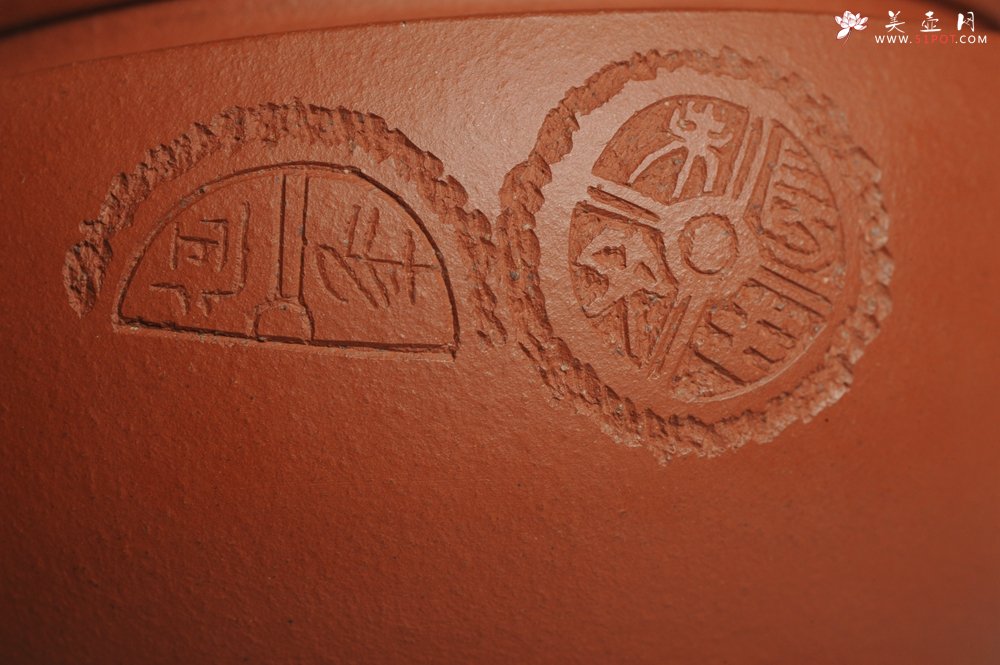 紫砂壶图片：美壶特惠 老清水泥 精致大蕴汉瓦 助工俞霞文气装饰瓦当 大口实用 茶人醉爱 - 美壶网