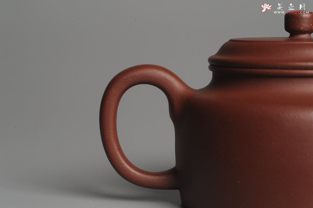 紫砂壶图片：美壶特惠 优质红拼泥经典大亨德中 茶人醉爱 - 美壶网