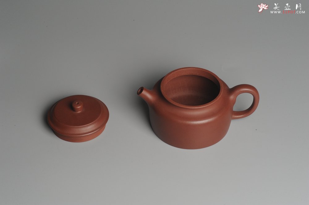 紫砂壶图片：美壶特惠 优质红拼泥经典大亨德中 茶人醉爱 - 美壶网