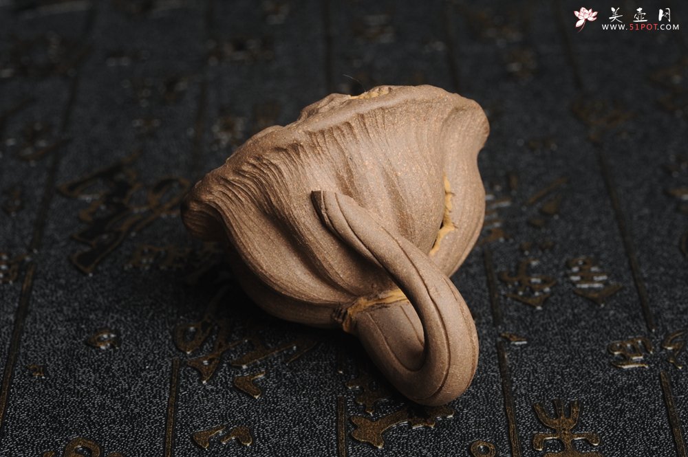 紫砂壶图片：美宠特惠 回馈壶友 精致性价比老段泥莲蓬茶宠直径5.5cm长度5.5cm左右 - 美壶网