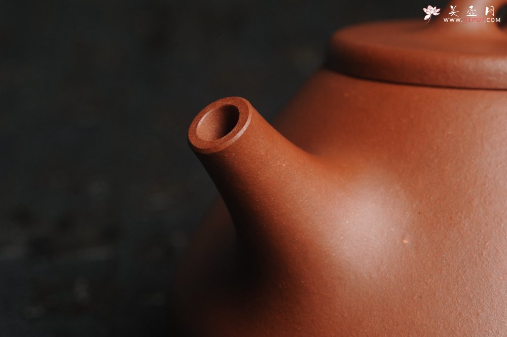 紫砂壶图片：油润底曹青 全手工精品子冶石瓢 骨肉匀挺 清茗堂助工文气装饰菖蒲清供图 文人风骨尽显 - 美壶网