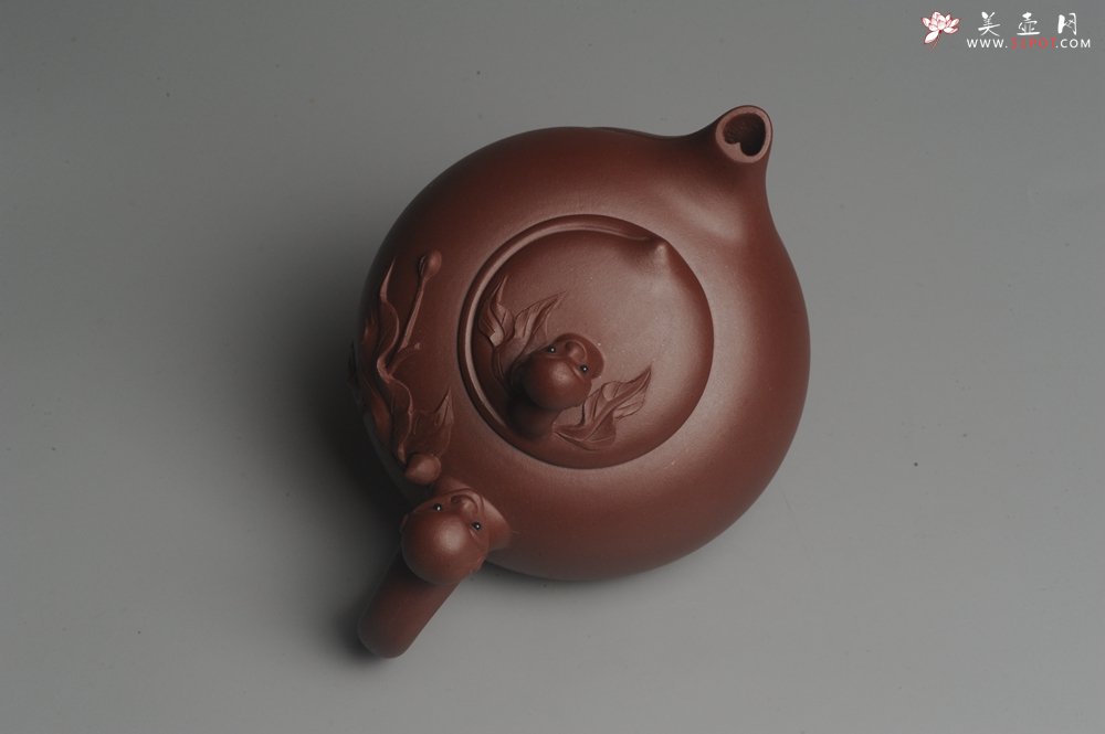 紫砂壶图片：美壶福利特惠 精致做工 辈辈封侯壶 茶人醉爱 - 美壶网