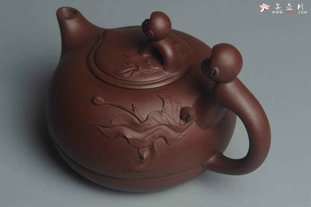 紫砂壶图片：美壶福利特惠 精致做工 辈辈封侯壶 茶人醉爱 - 美壶网