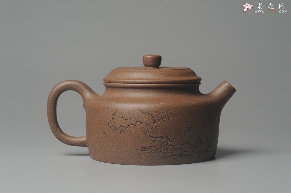 紫砂壶图片：美壶特惠 老段泥精致德中 一片冰心在玉壶 - 美壶网