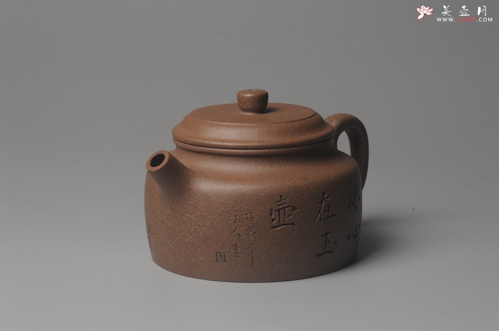 紫砂壶图片：美壶特惠 老段泥精致德中 一片冰心在玉壶 - 美壶网