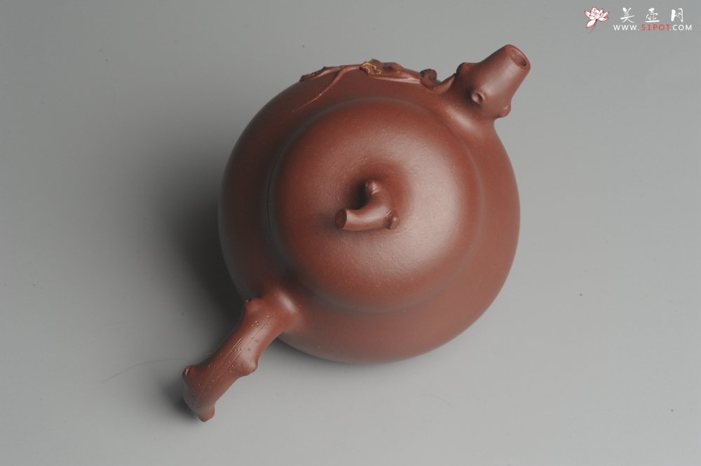 紫砂壶图片：美壶特惠 精致小花货瓜熟蒂落 - 美壶网