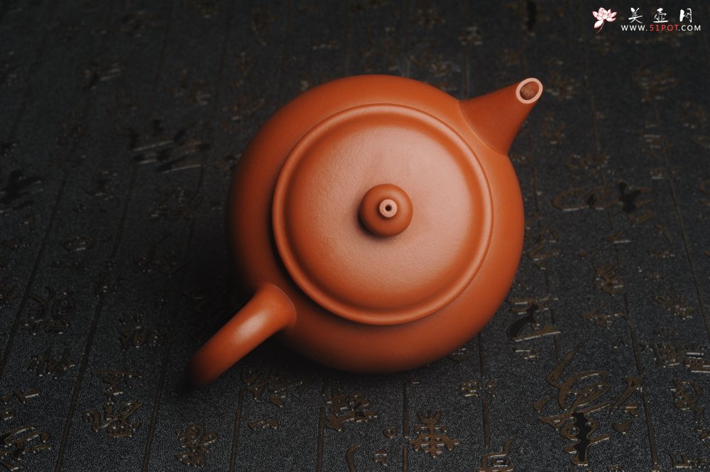 紫砂壶图片：美壶特惠 完美品 超精工朱泥大亨水平壶 茶人醉爱 - 美壶网