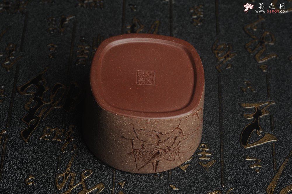 紫砂壶图片：美杯中秋特惠 精品好泥好工好刻雅致厚实 清趣品茗杯 主人杯 自用送礼佳品 - 美壶网