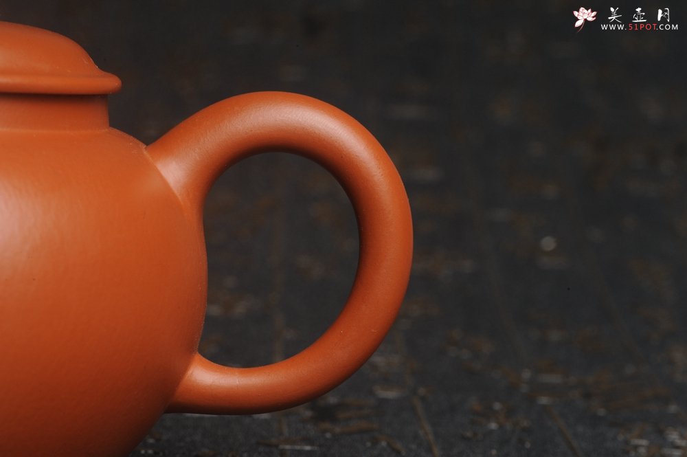 紫砂壶图片：美壶特惠 完美品 超精工朱泥大亨水平壶 茶人醉爱 - 美壶网