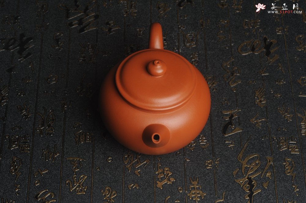 紫砂壶图片：美壶特惠 完美品 超精工朱泥大亨水平壶 茶人醉爱 - 美壶网