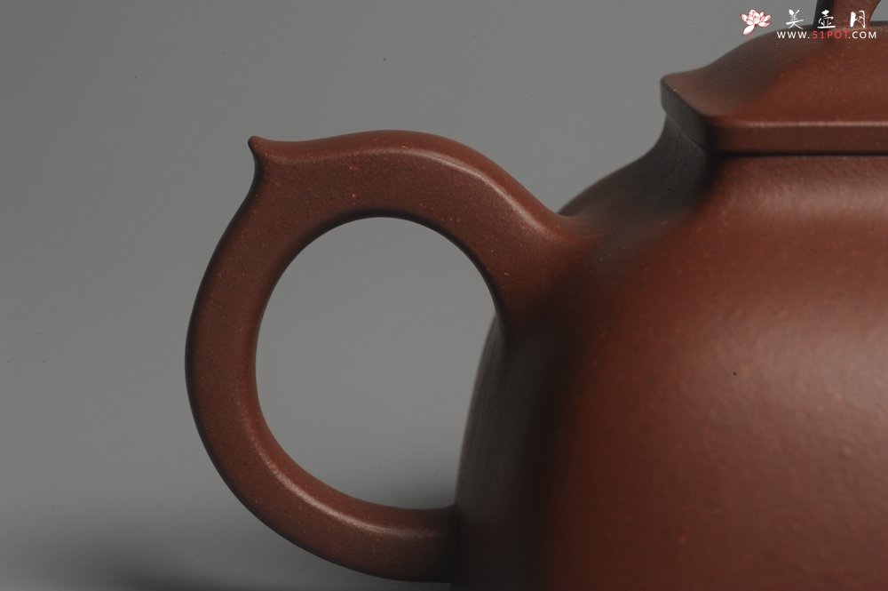 紫砂壶图片：实力派张海艳全手工弧菱壶 灰常漂亮 - 美壶网