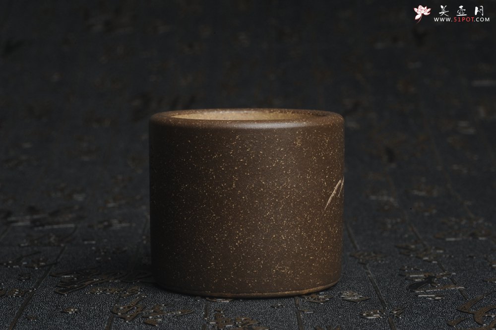 紫砂壶图片：美杯特惠 精品好泥好工好刻雅致厚实品茗杯 缸杯 鱼乐杯 - 美壶网