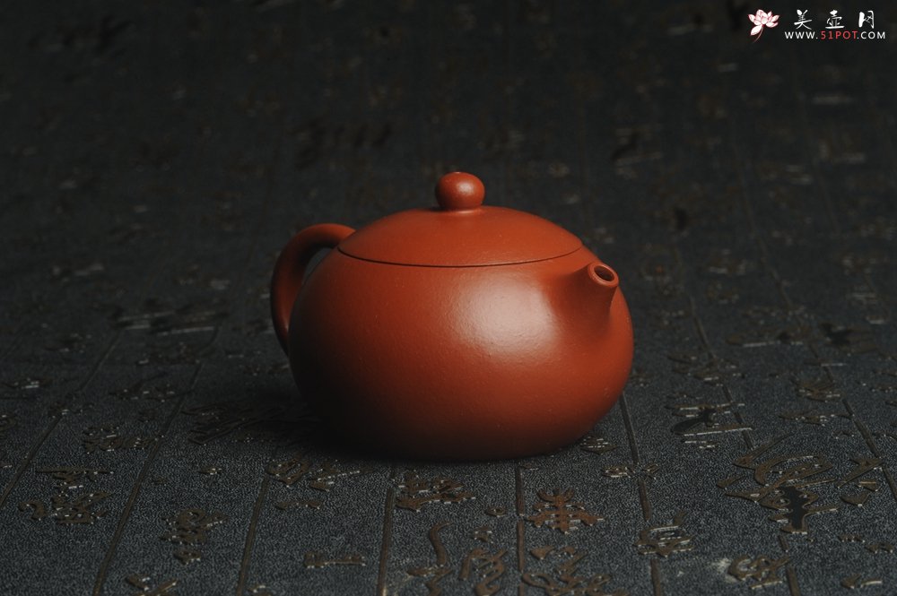 紫砂壶图片：特油润朱泥 全手工秀美可爱小巧西施 难得美品 - 美壶网